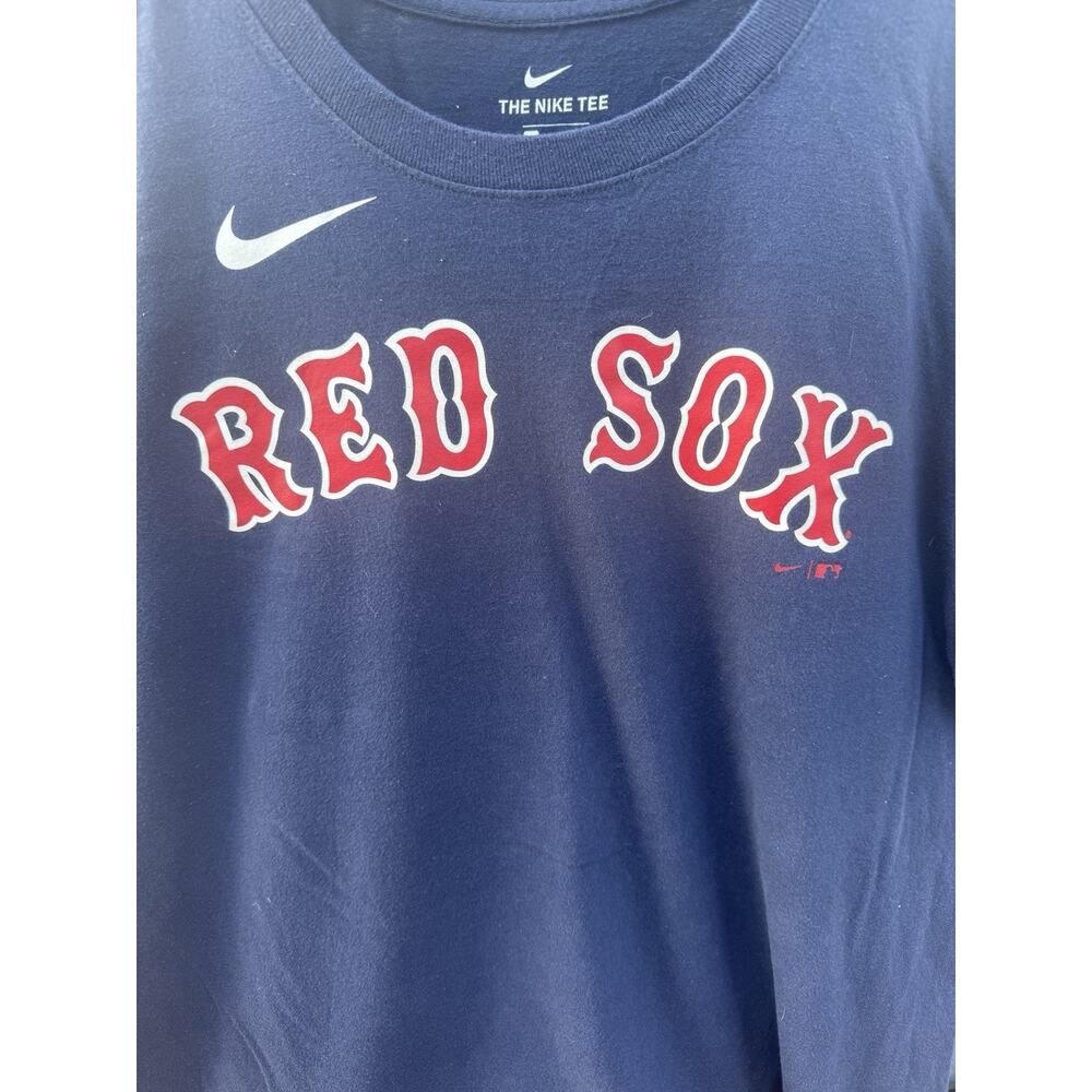 Boston Red Sox T-Shirt M Men's Blue Short Sleeve Cotton Comfort Nike #99 Verdugo - Picture 2 of 4
